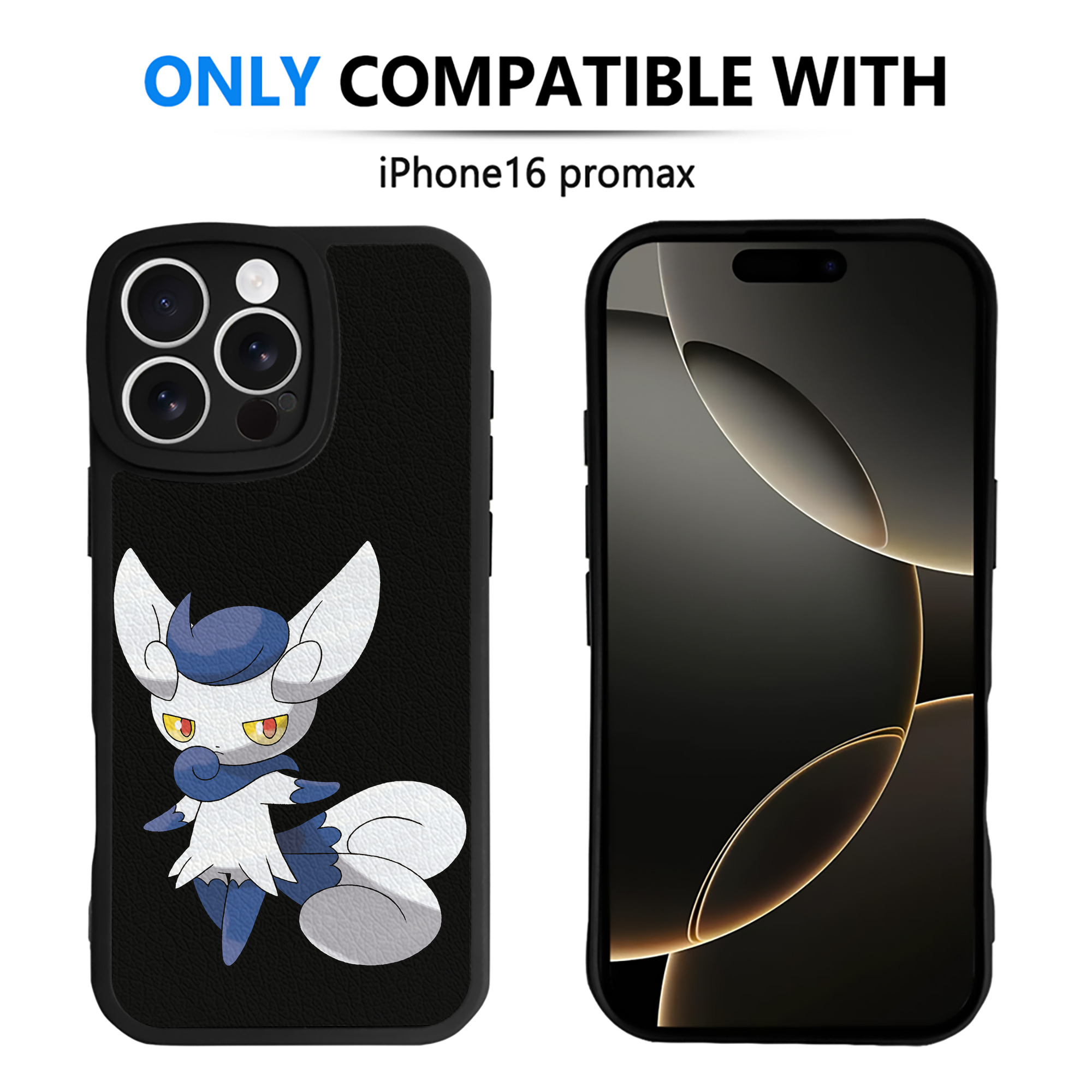 （画像用） ポケットモンスター Pokémon 【iPhone 16シリーズ対応】シリコンスマホケース（レザー調） 材質：シリコン